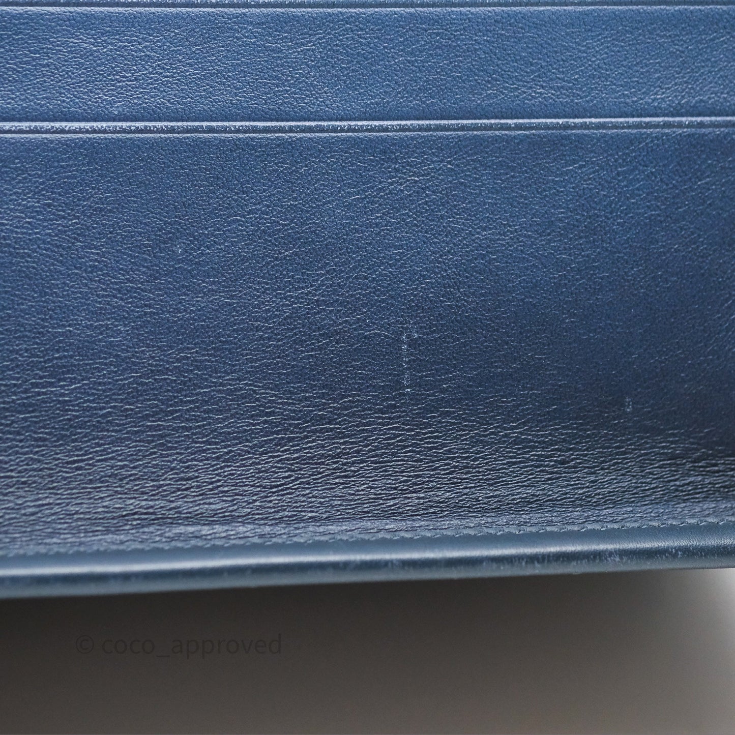 Christian Dior Medium Book Tote Blue Calfskin