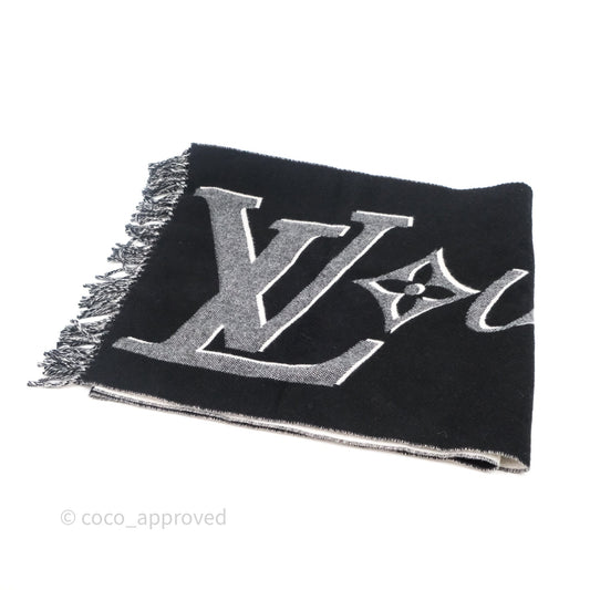 Louis Vuitton Vers Scarf Black