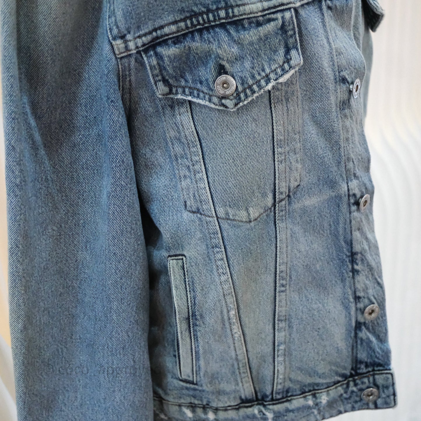 Miu Miu Crystals Denim Jacket Size 36