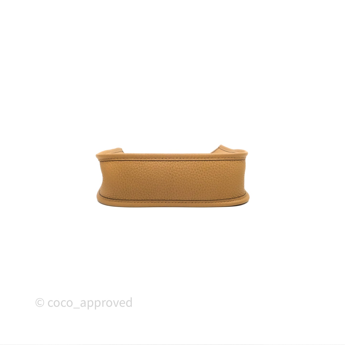 Hermès Mini Evelyne 16 Biscuit 48 Clemence Palladium Hardware