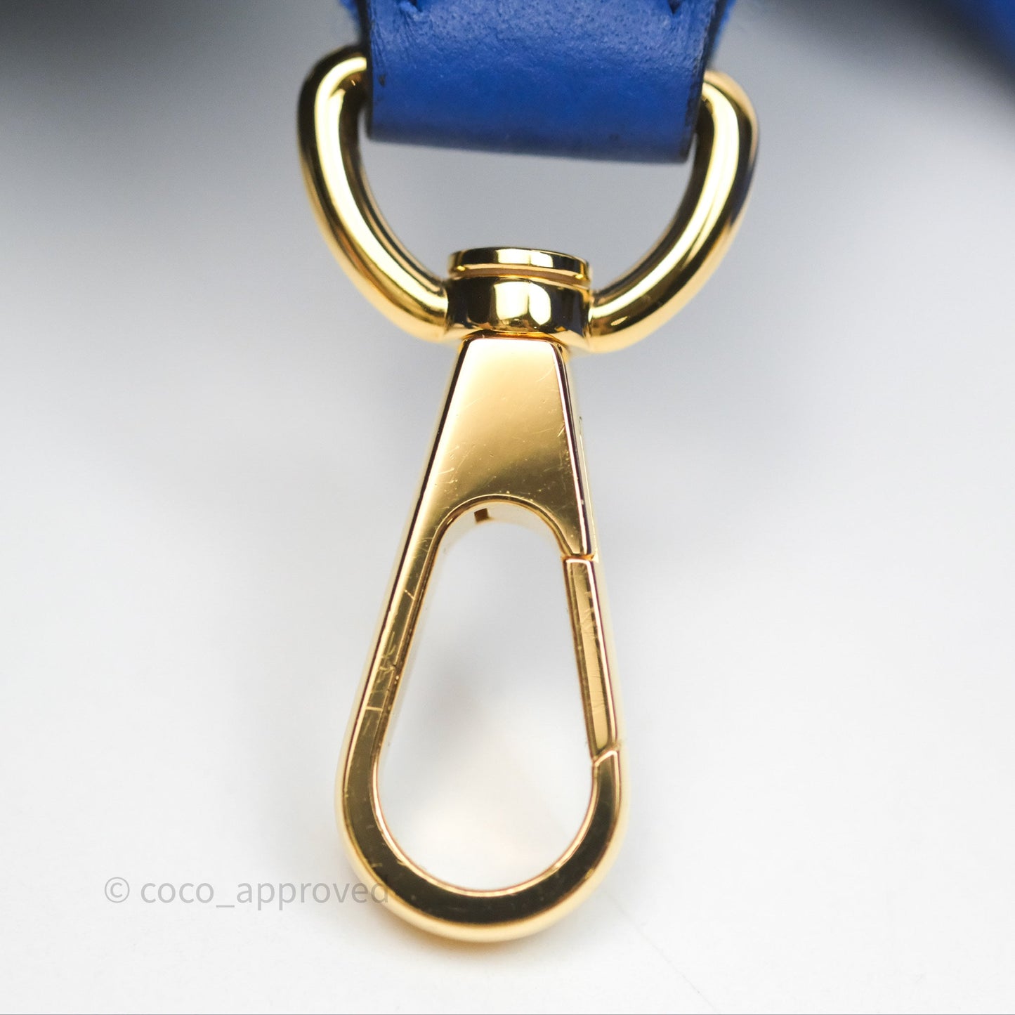 Hermès Mini Evelyne 16 Bleu Royal O8 Clemence Gold Hardware