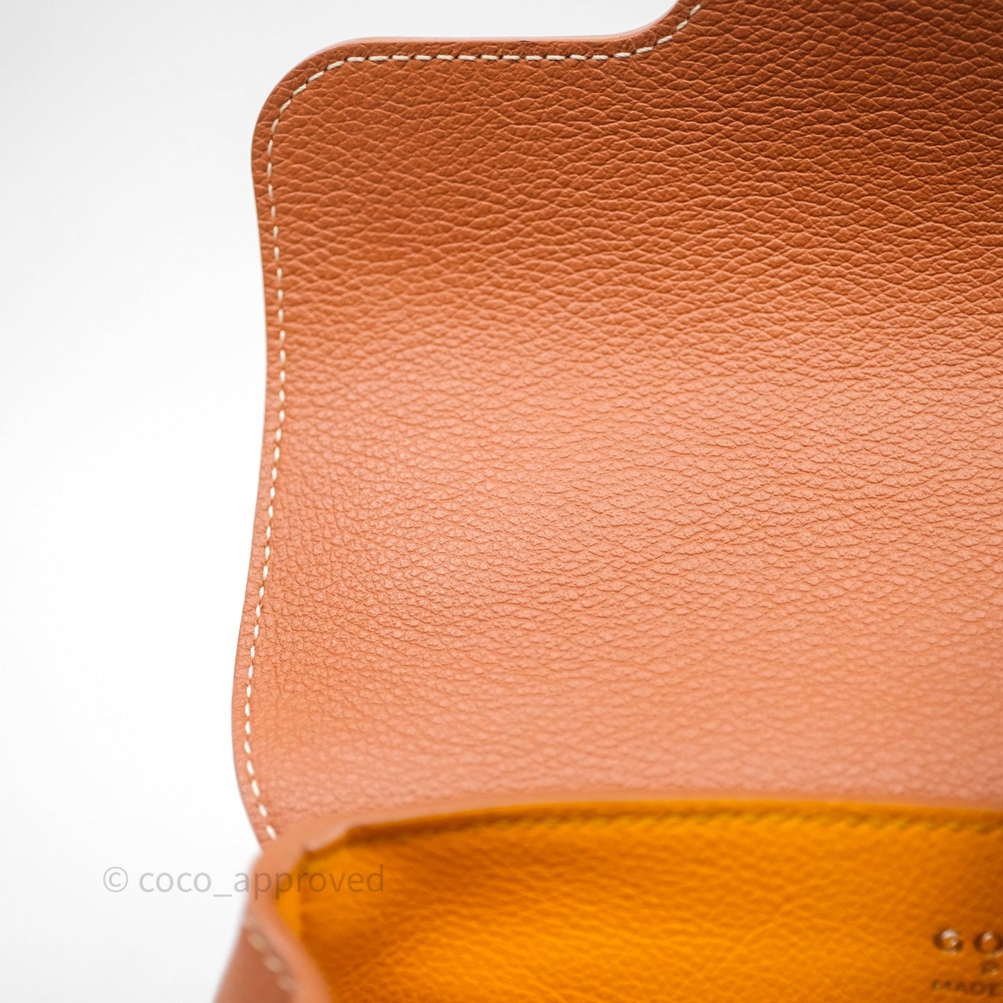 Goyard Saïgon Mini Bag Tan Goyardine Canvas/Chevroches Calfskin