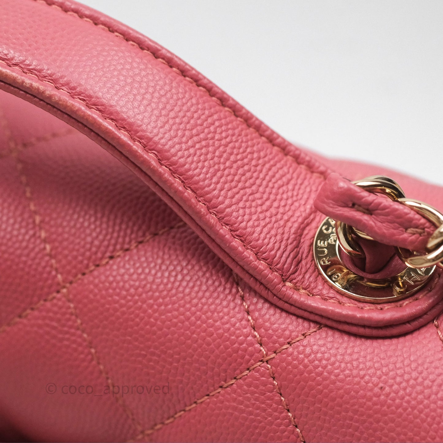 Chanel Quilted Medium Business Affinity Flap Rose Pink Caviar Gold Hardware
