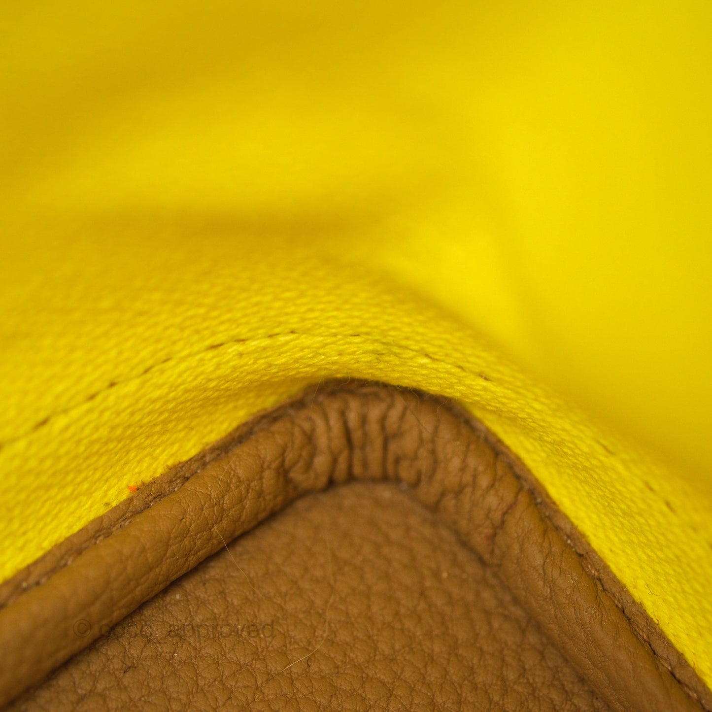 Hermès Garden Party 30 Canvas Ecru-Jaune Citron 9N/ Biscuit 48