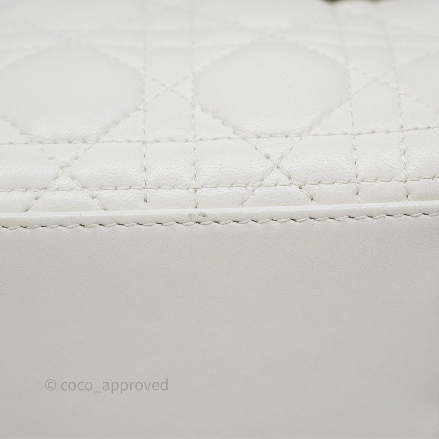 Christian Dior Small Lady Dior My ABCDior Bag Latte Cannage Lambskin