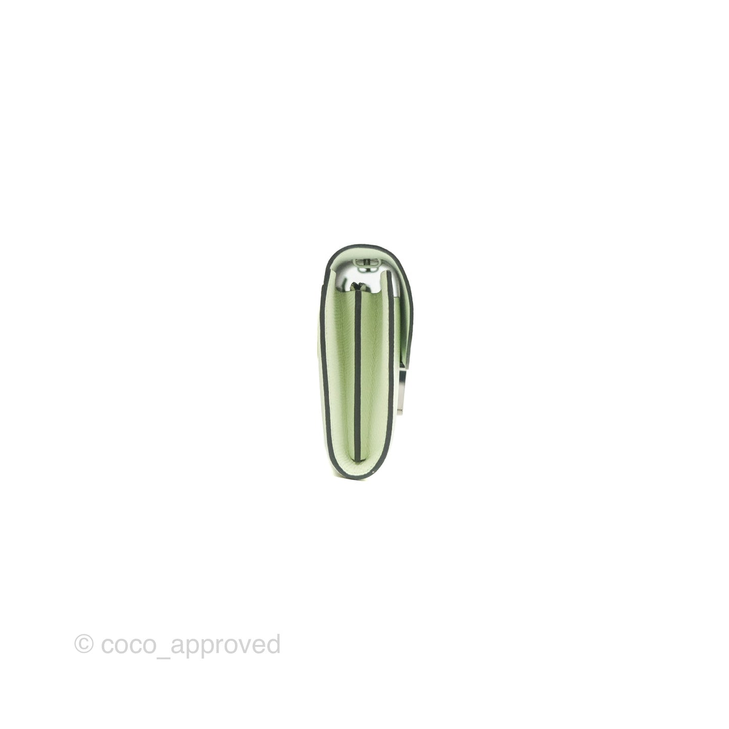 Hermès Constance To Go Wallet Vert Fizz Epsom Palladium Hardware