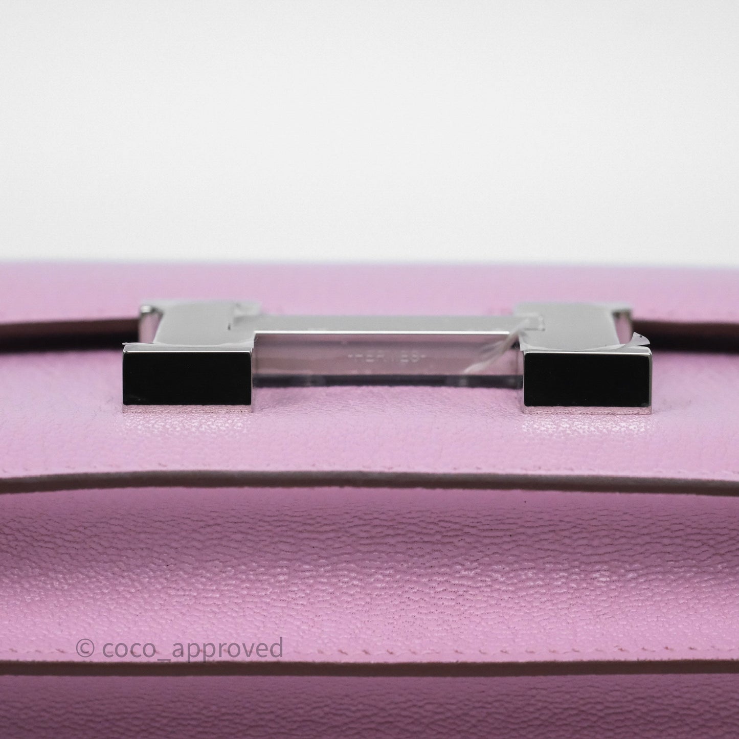Hermès Constance Mini 18cm Mauve Sylvestre X9 Chevre Mysore Palladium Hardware