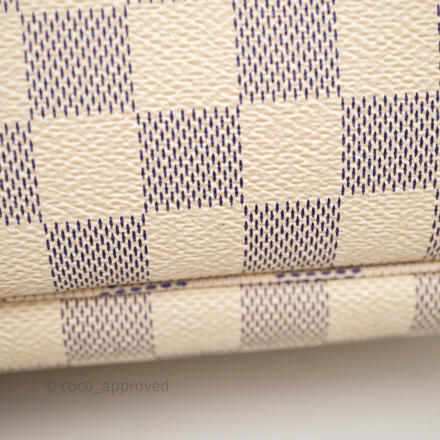 Louis Vuitton Neverfull MM Damier Azur Canvas Tote Bag