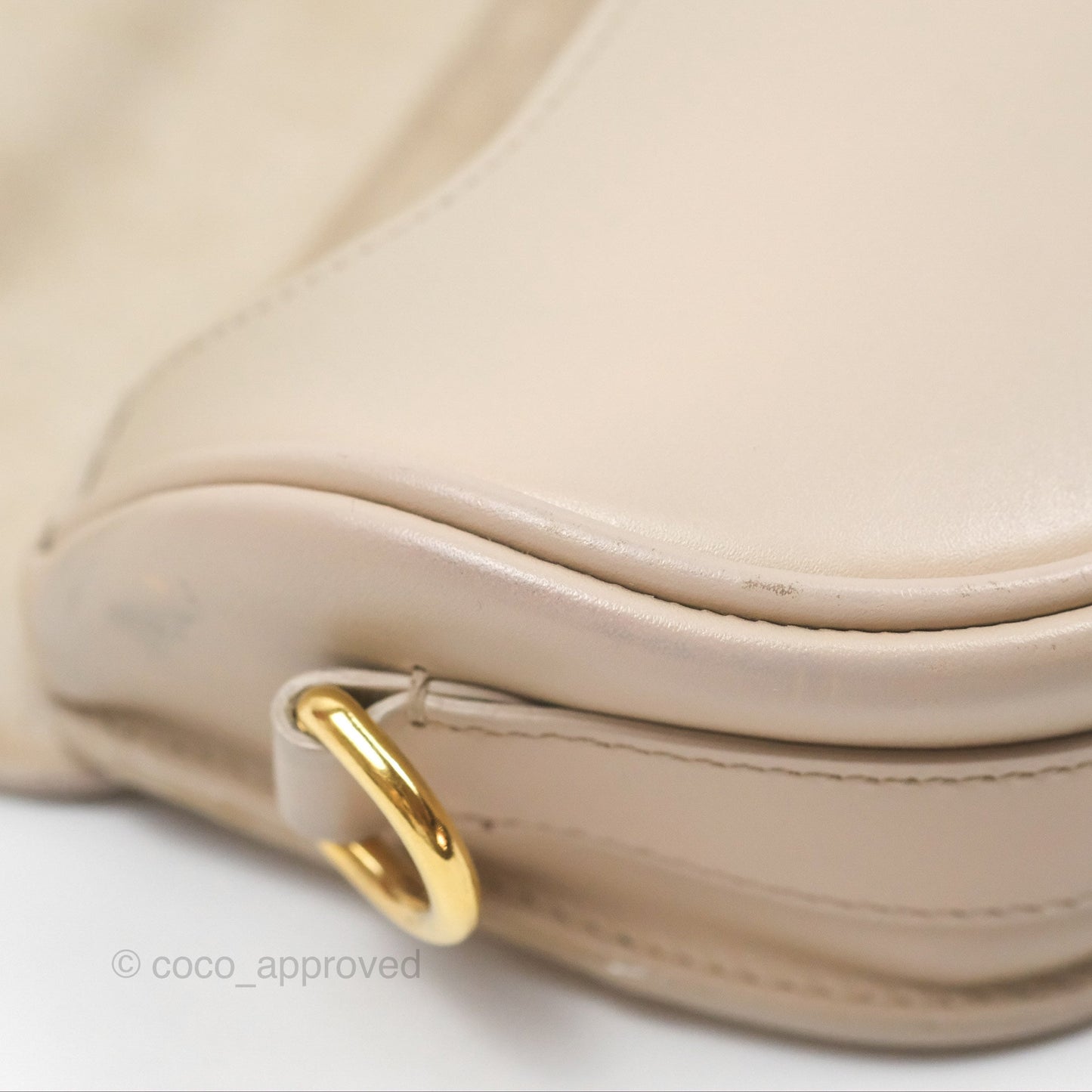 Christian Dior Bobby East-West Bag Calfskin Beige