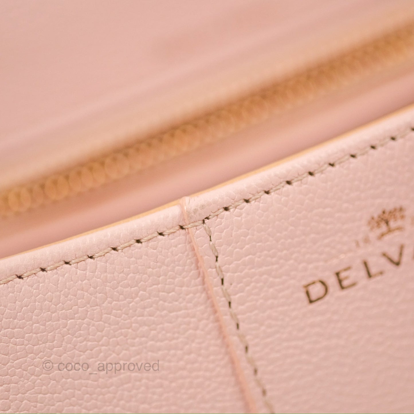 Delvaux Brillant East West Top Handle Bag Nude Pink Rose Gold Hardware
