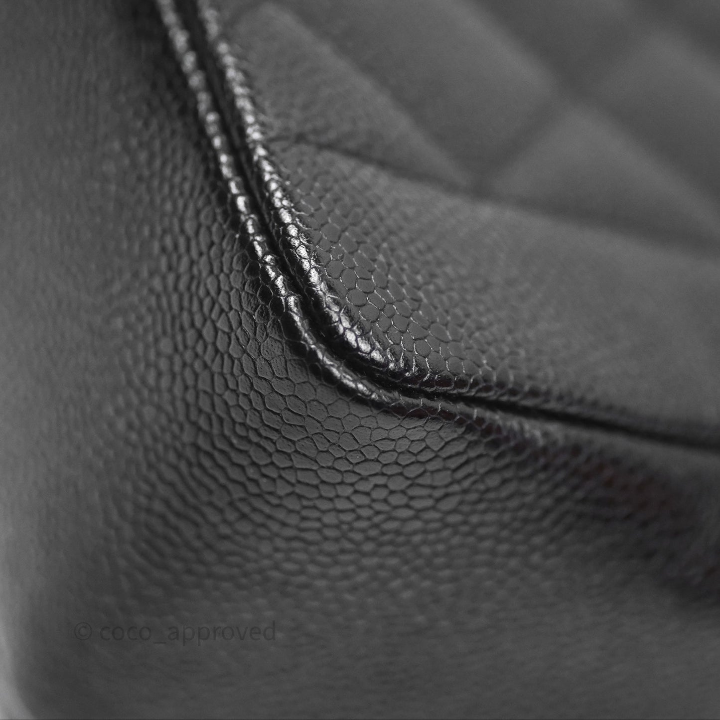 Chanel Small Vintage Quilted Classic Diana Flap Bag Black Caviar 24K Gold Hardware