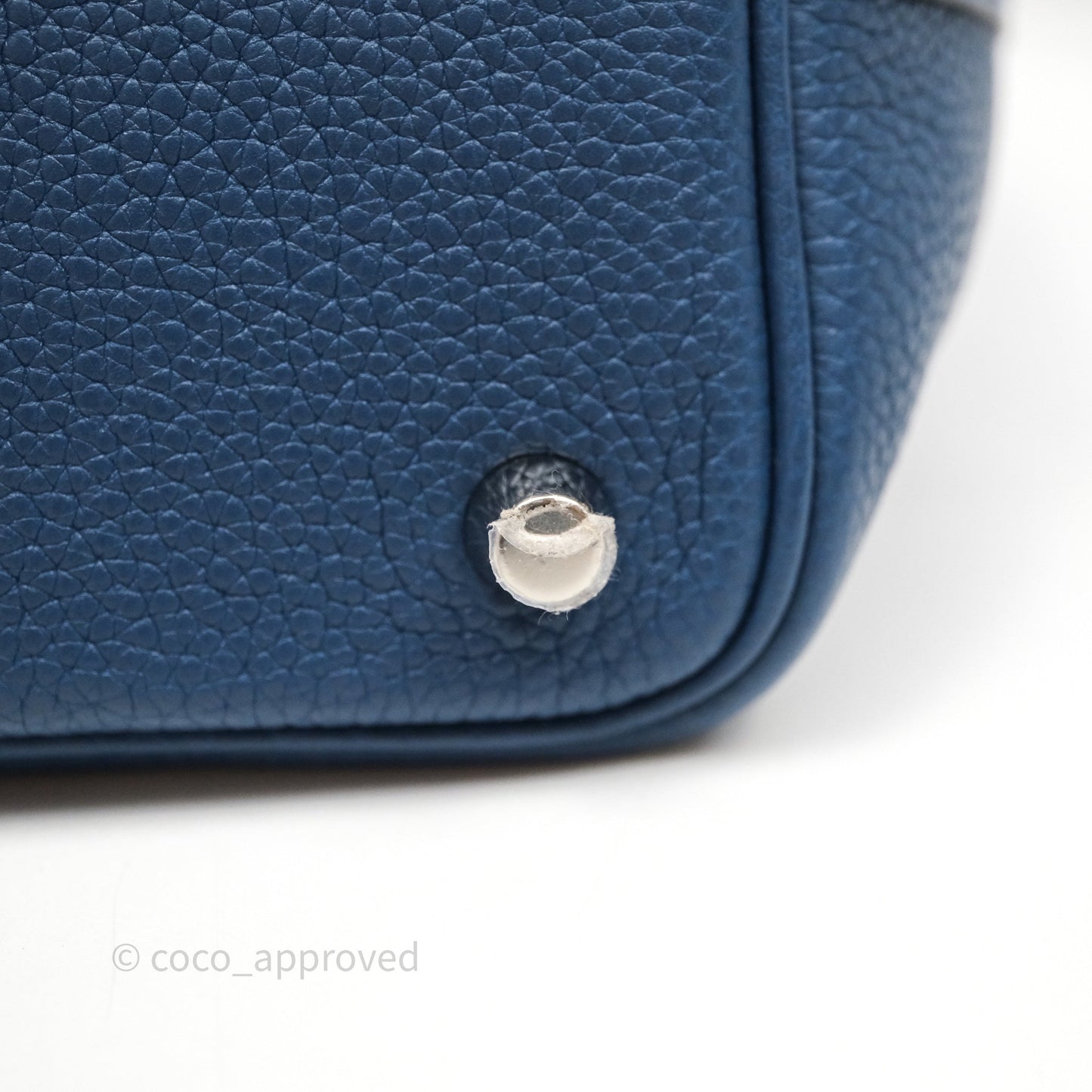 Hermès Picotin 18 Deep Blue S4 Clemence Palladium Hardware