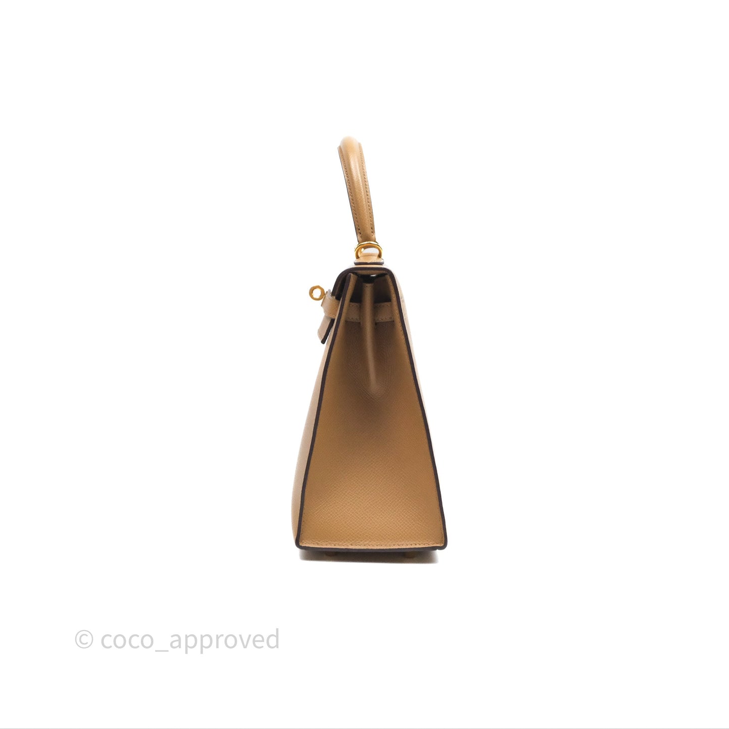 Hermès Sellier Kelly 25 Chai 0M Epsom Gold Hardware