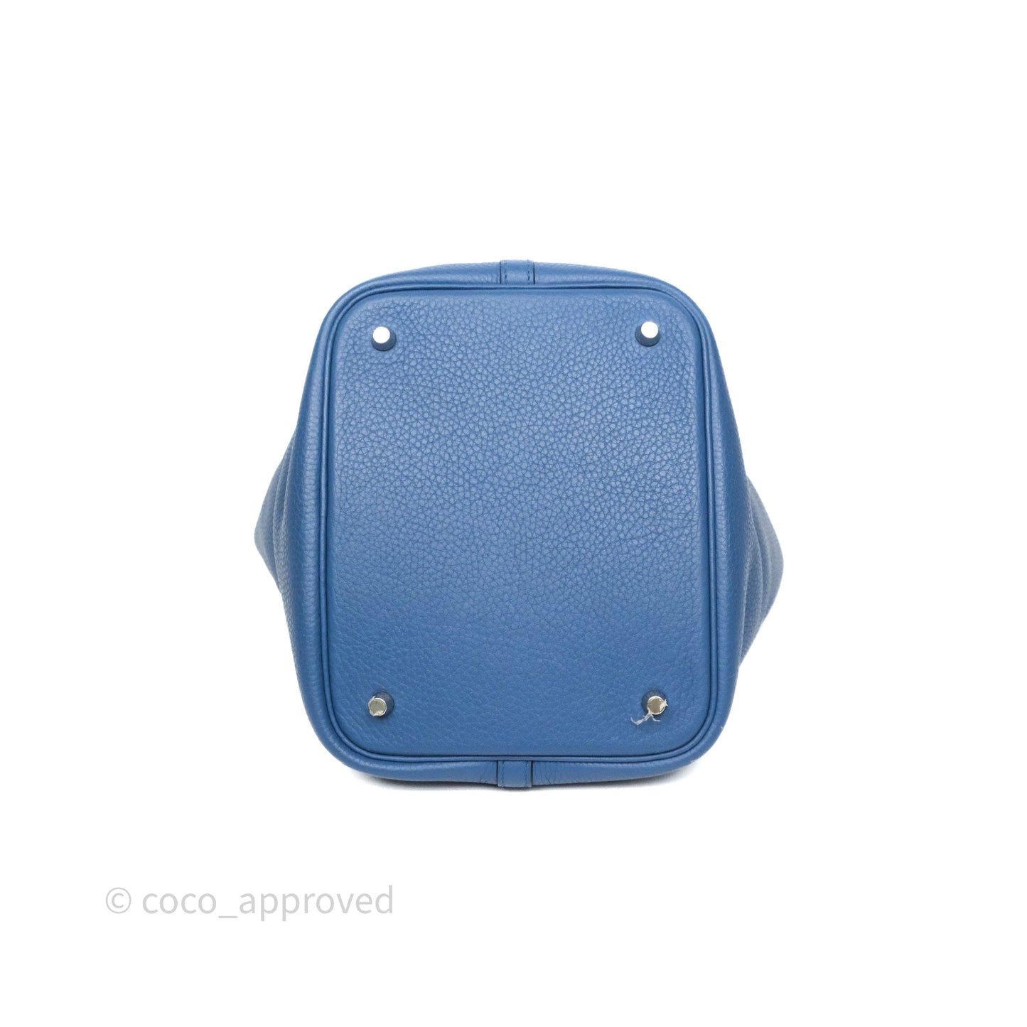 Hermès Picotin 22 Bleu Agate R2 Clemence Palladium Hardware