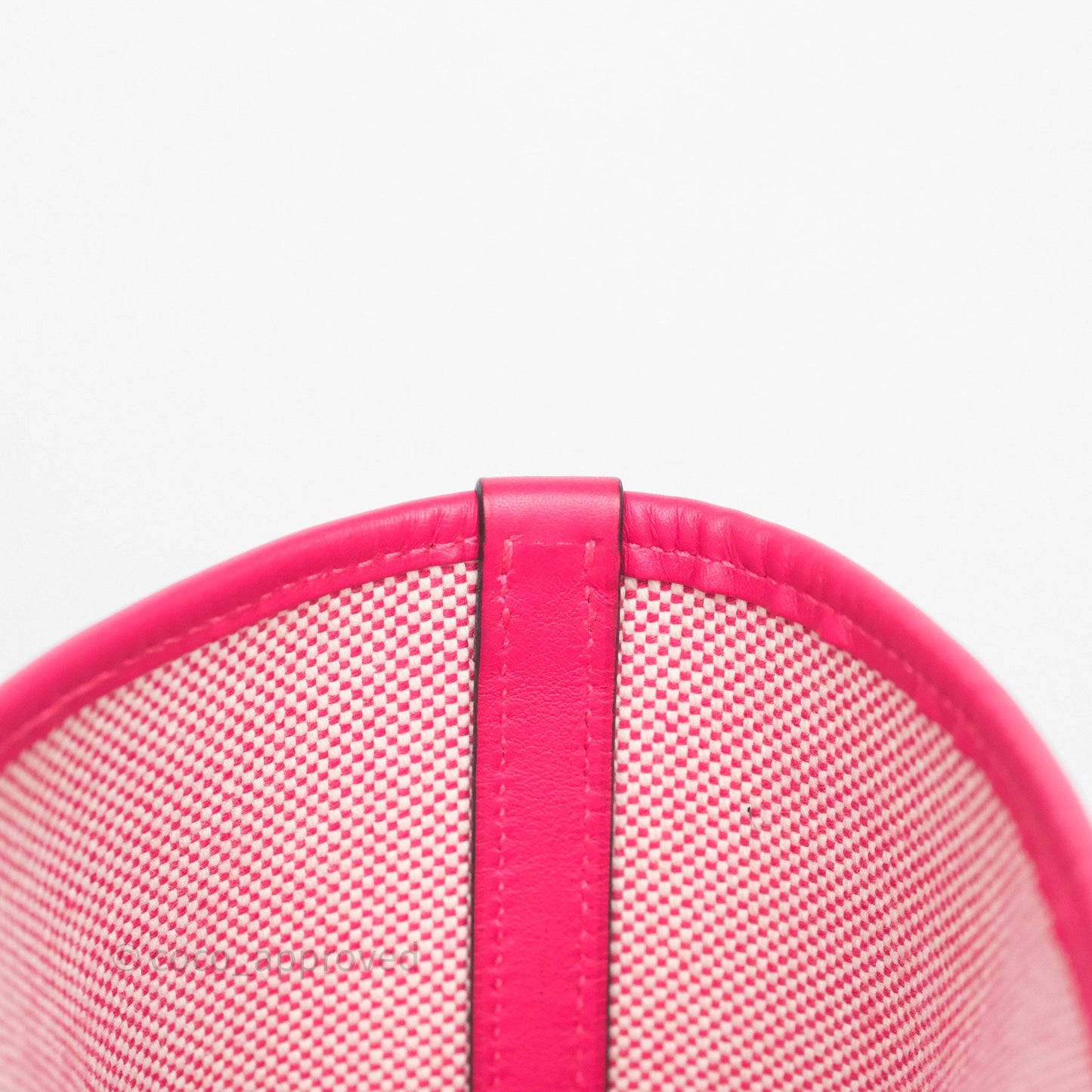 Hermès Cabas H en Biais 40 Bag Ecru / Framboise