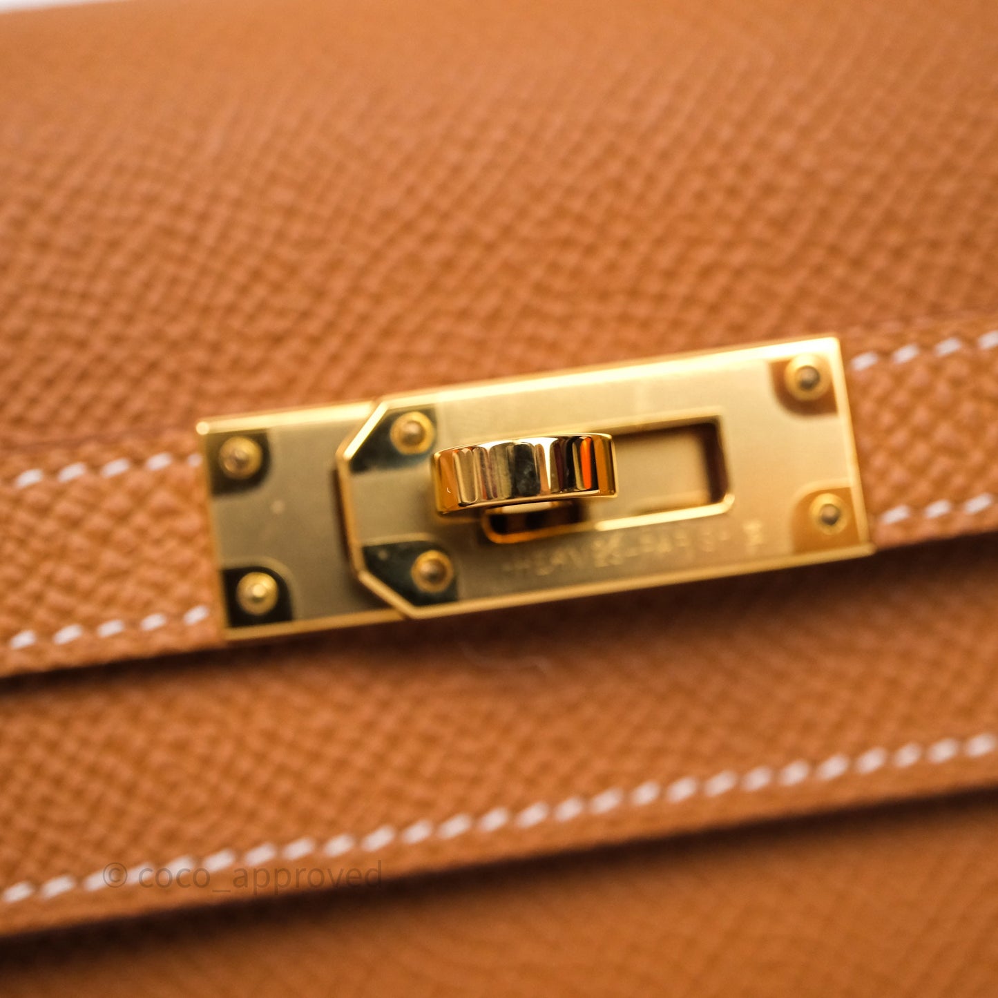 Hermès Kelly To Go Wallet Gold 37 Epsom Gold Hardware