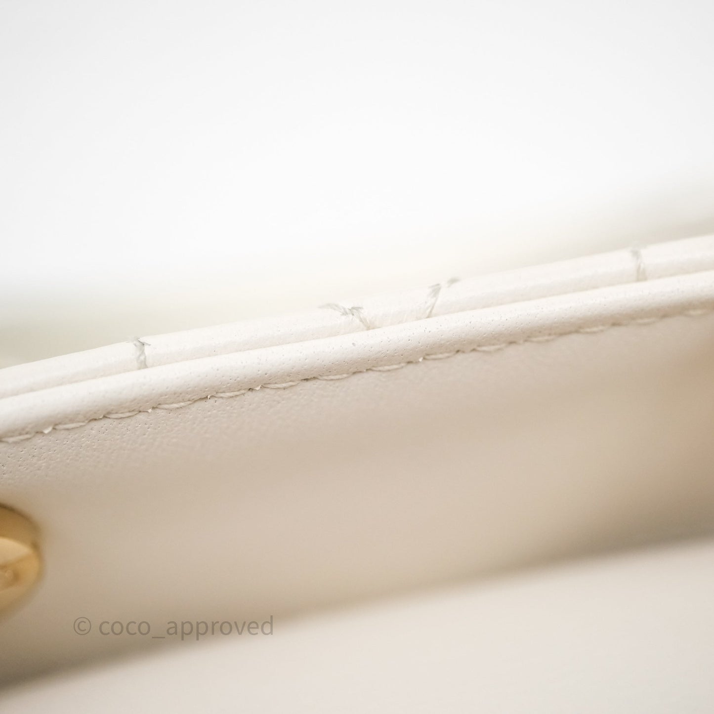 Christian Dior Micro Lady D-Joy Bag Latte Cannage Lambskin Gold Hardware