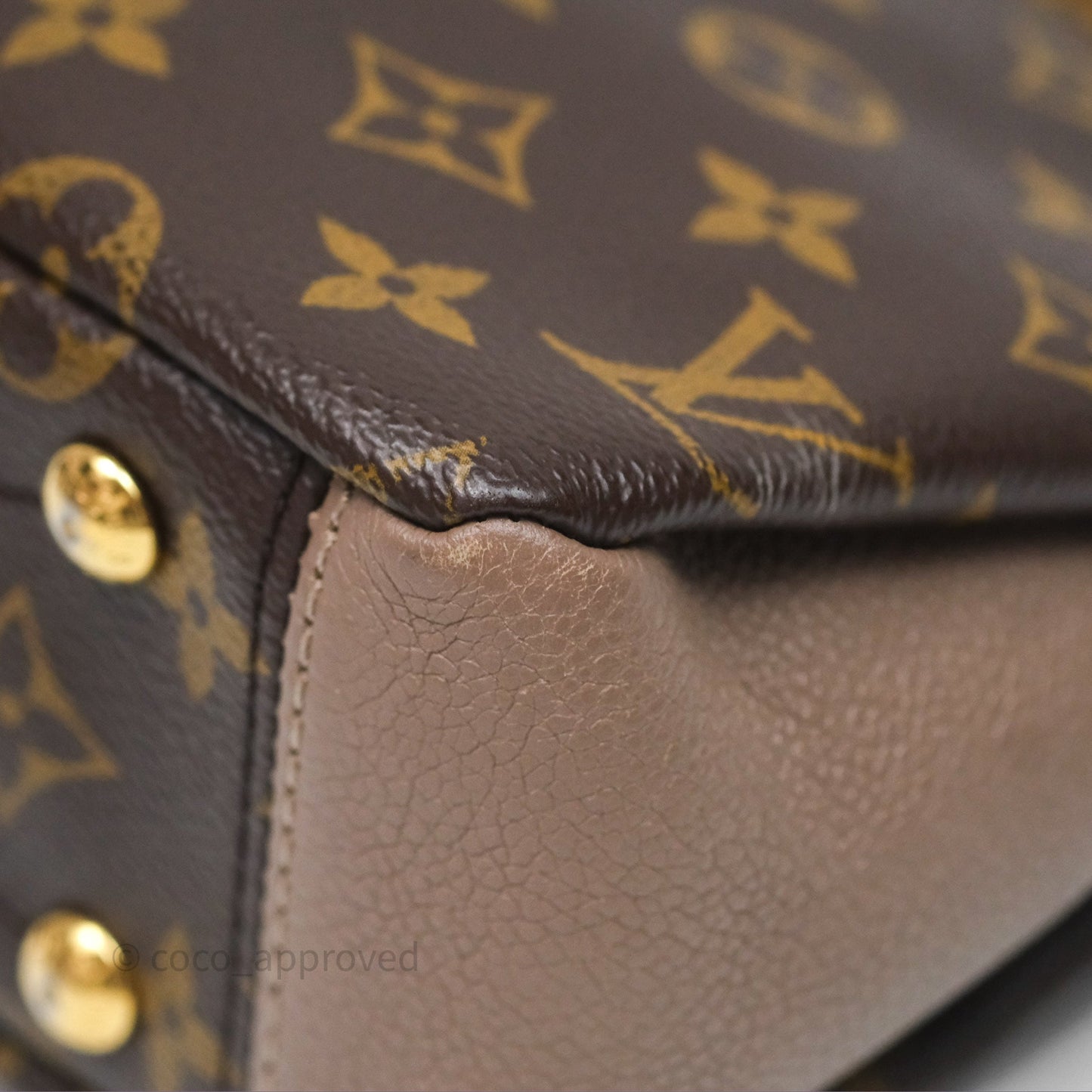 Louis Vuitton Pallas BB Monogram Full Taupe Glace