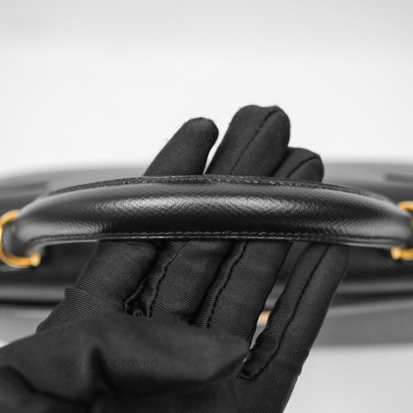 Hermès Kelly 28 Noir 89 Epsom Gold Hardware
