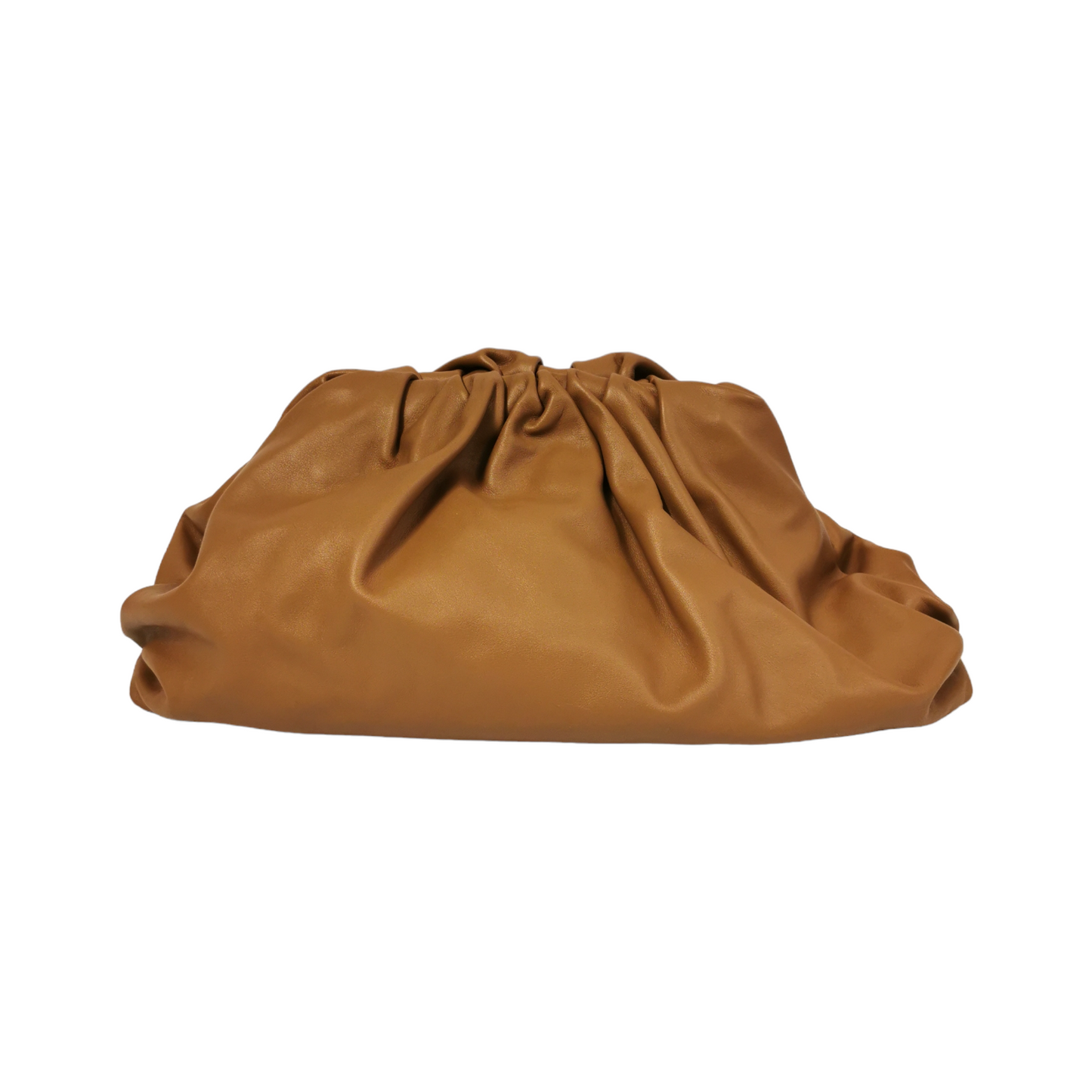 Luxury Bottega Veneta The Pouch Clutch Brown