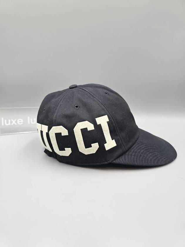 Luxury Gucci Trending 2025 Logo Print Ball Cap Black
