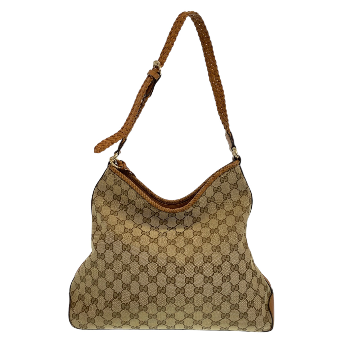 Luxury Gucci Trending 2025 Brown GG Canvas/Leather Shoulder Bag