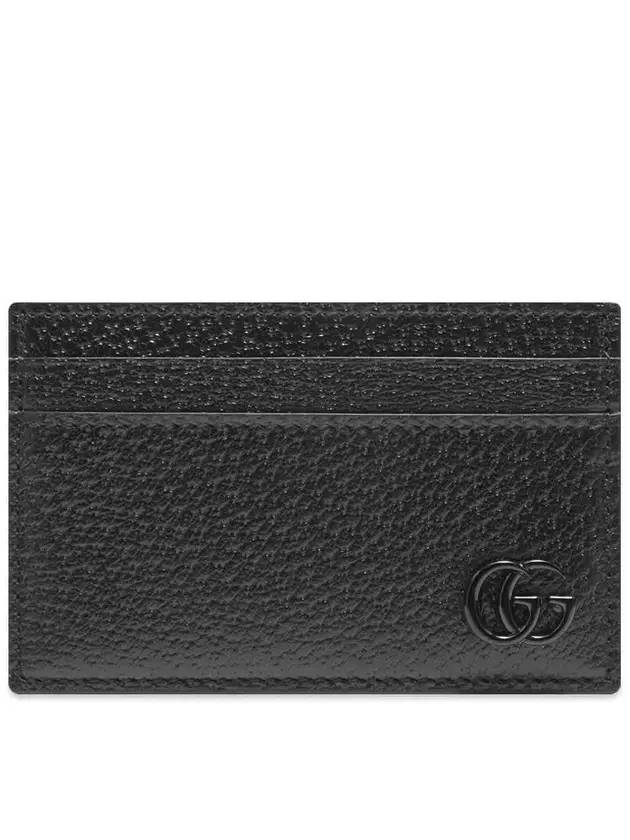 Luxury Gucci Trending 2025 GG Marmont Card Wallet Black