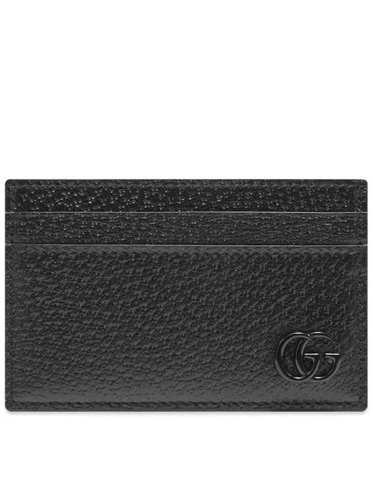 Luxury Gucci Trending 2025 GG Marmont Card Wallet Black