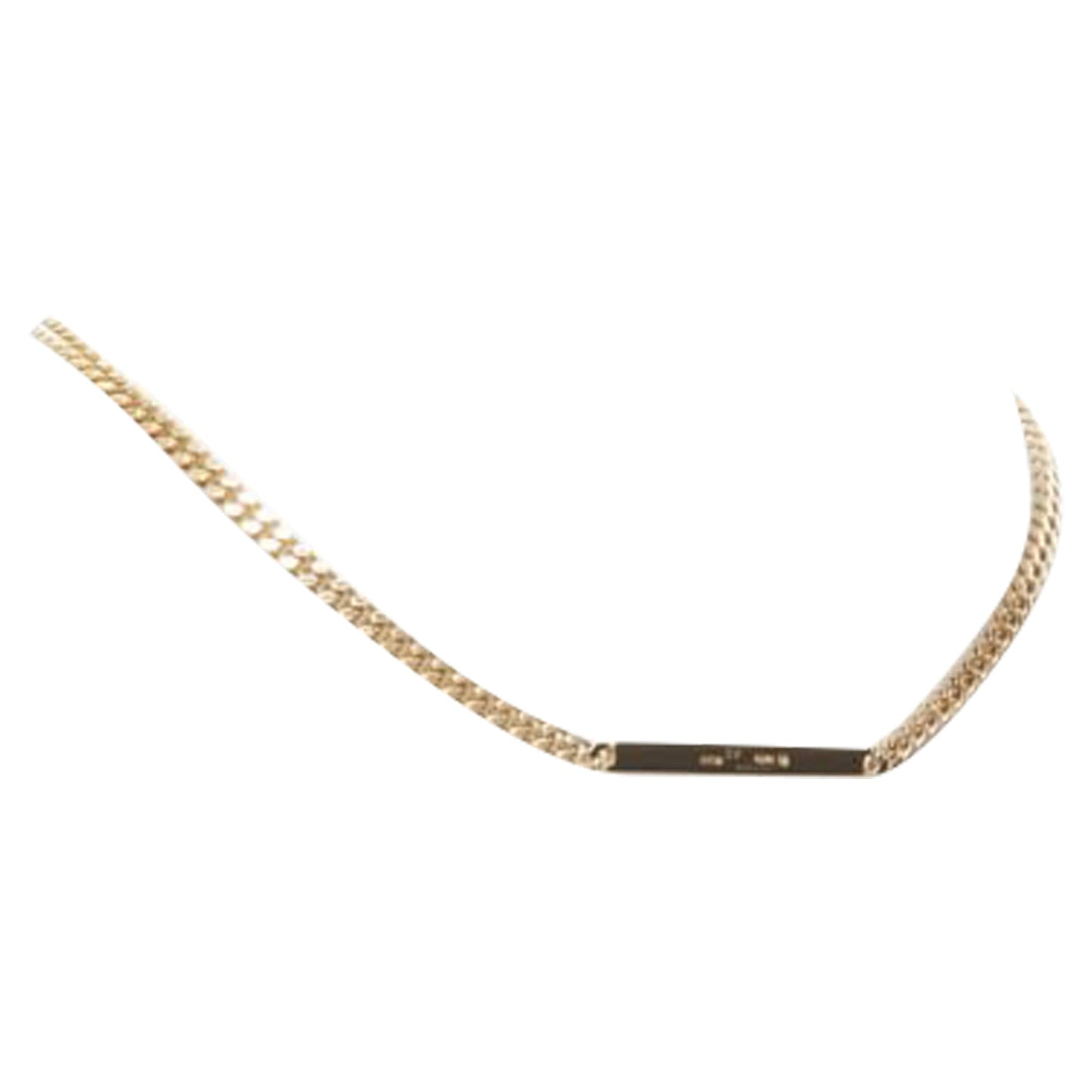 Luxury Bottega Veneta BV ID choker chain necklace