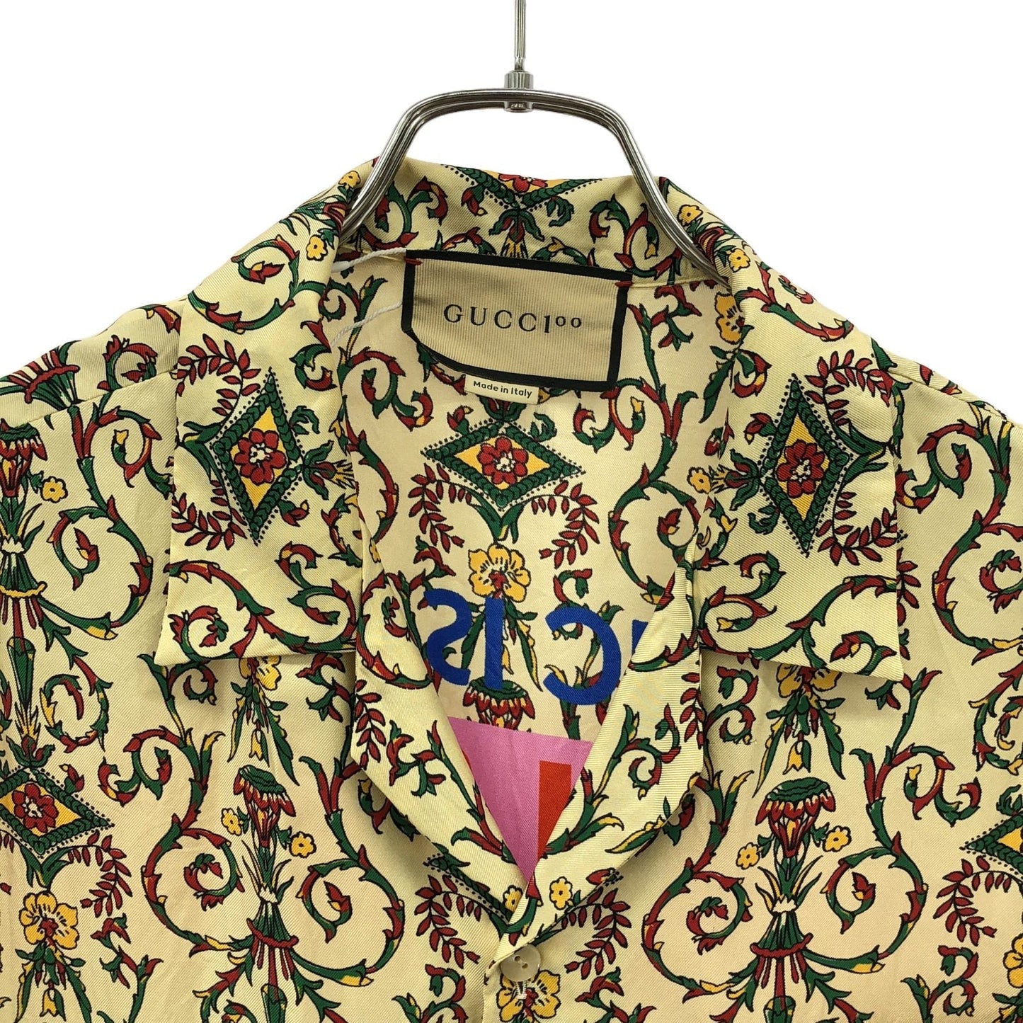 Luxury Gucci Trending 2025 Luxury Gucci Trending 2025 100th Anniversary Silk Shirt Shirt Silk Beige