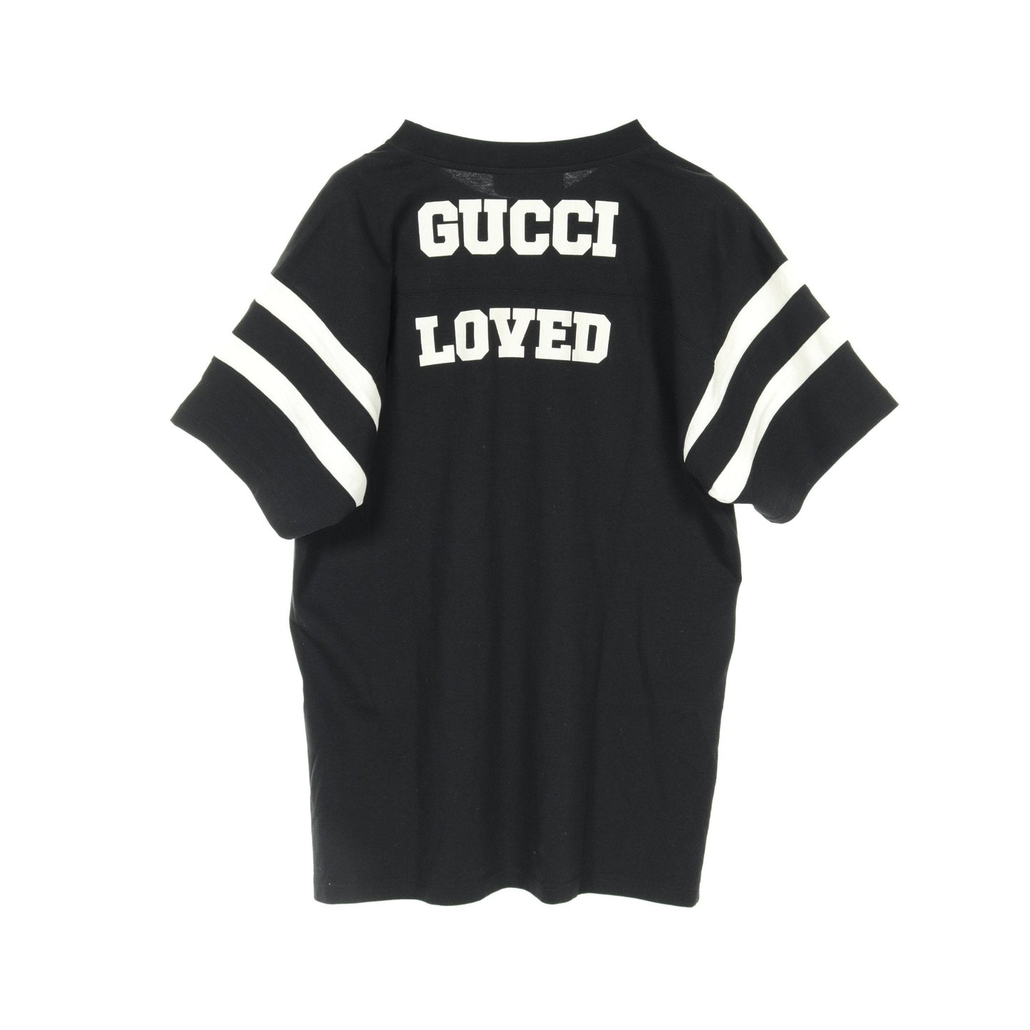 Luxury Gucci Trending 2025 Numbering T-shirt Crew neck Short sleeve Cotton Black
