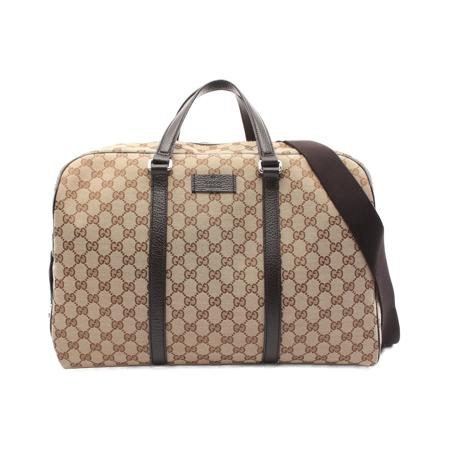 Luxury Gucci Trending 2025 GG canvas Boston bag Canvas Leather Beige Brown 2WAY