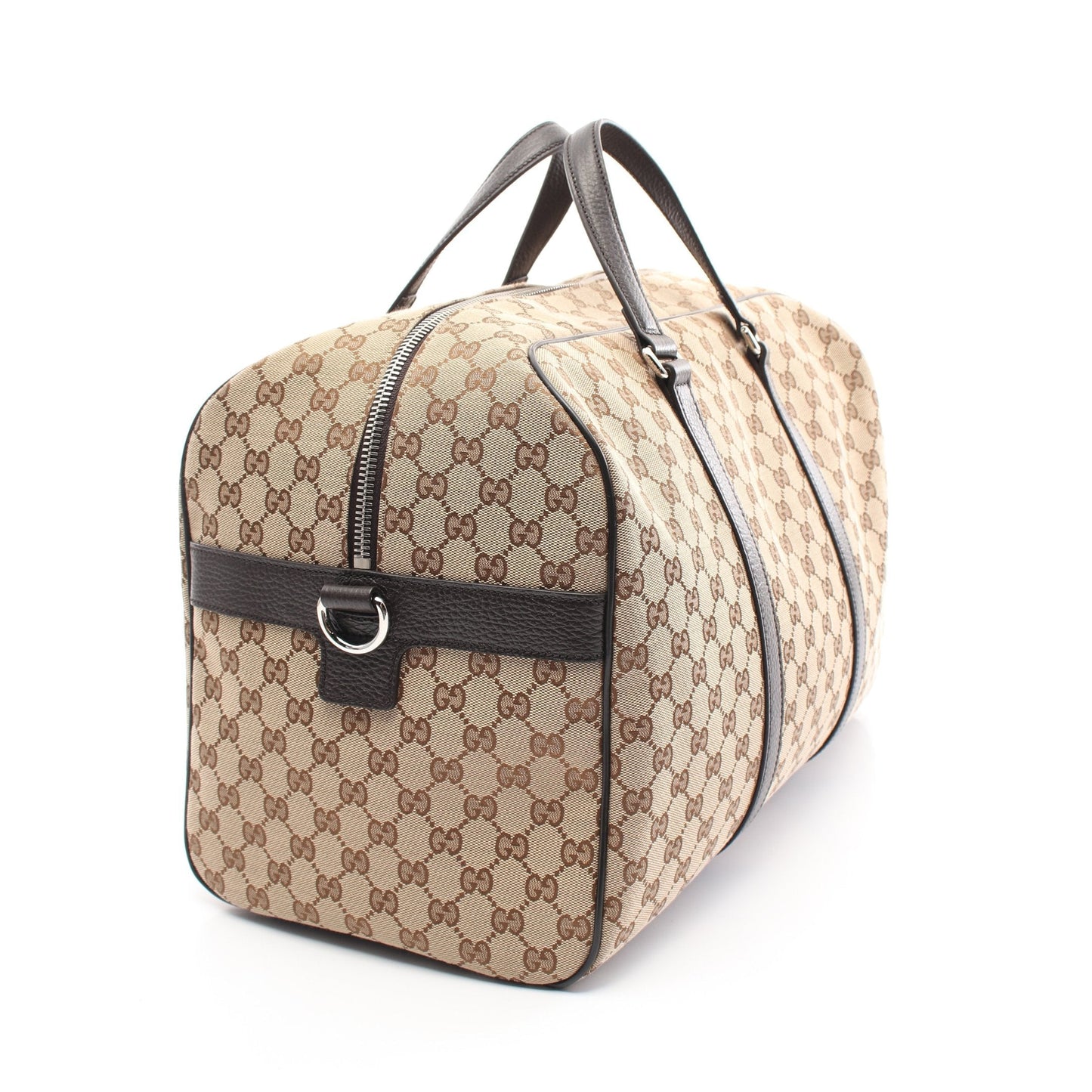 Luxury Gucci Trending 2025 GG canvas Boston bag Canvas Leather Beige Brown 2WAY