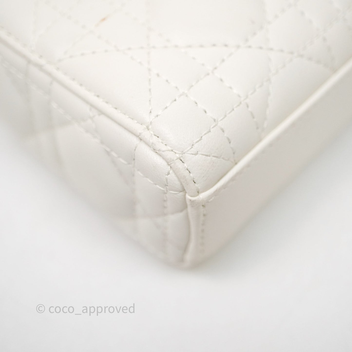 Christian Dior Micro Lady D-Joy Bag Latte Cannage Lambskin Gold Hardware