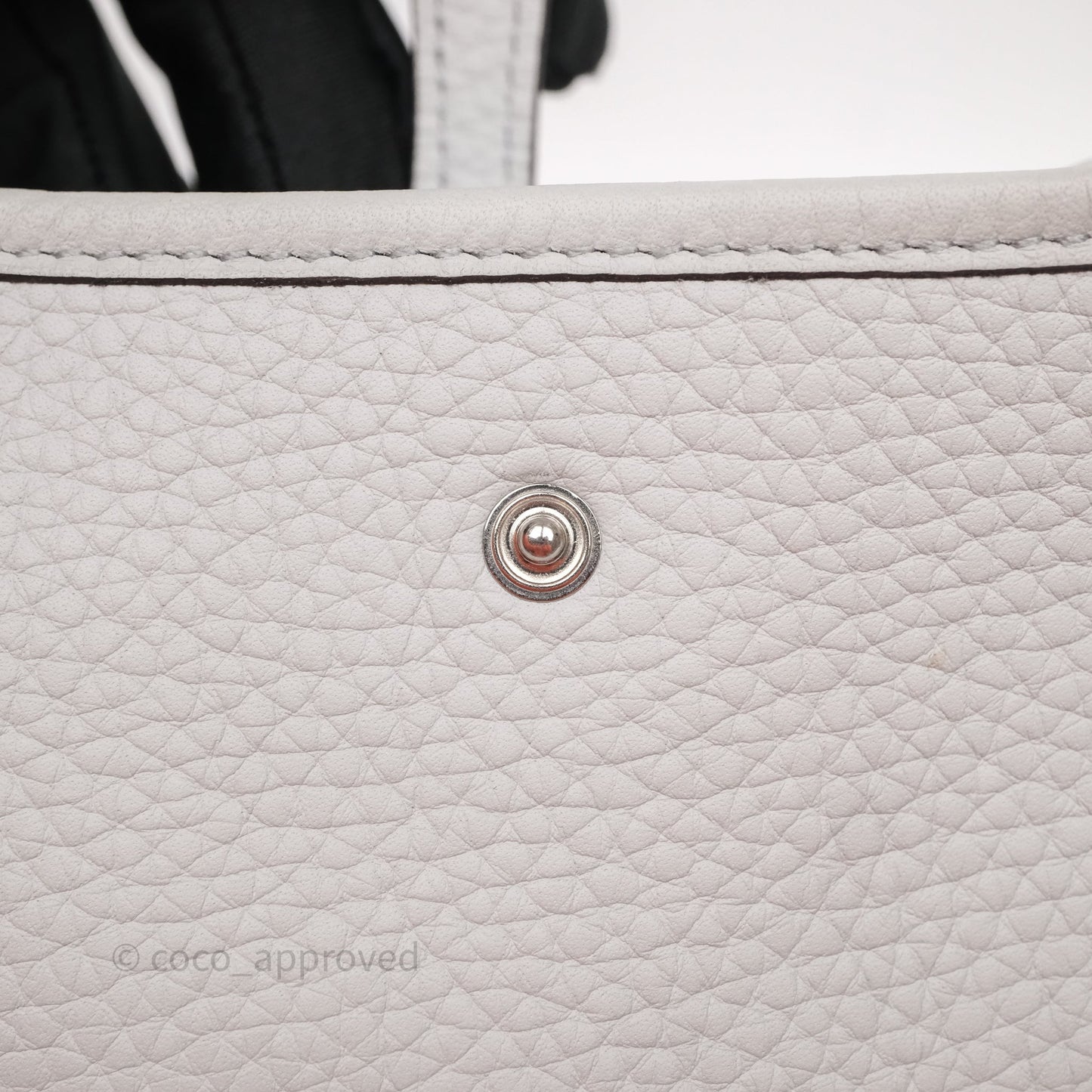 Hermès Mini Evelyne 16 Bleu Pale/Nata 08 Clemence Palladium Hardware