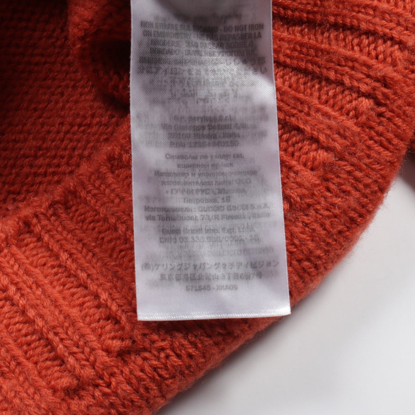 Luxury Gucci Trending 2025 Sweater Knit V-neck Wool Orange