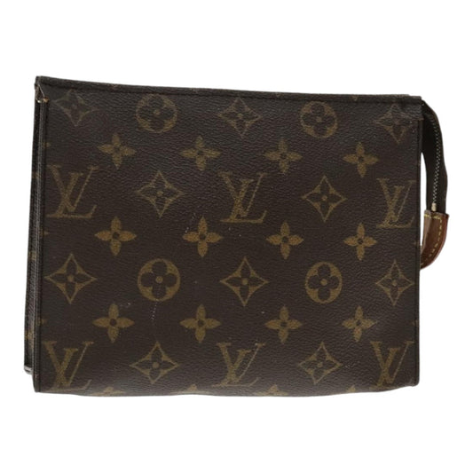 LOUIS VUITTON Monogram Poche Toilette 19 Pouch M47544 LV 95051