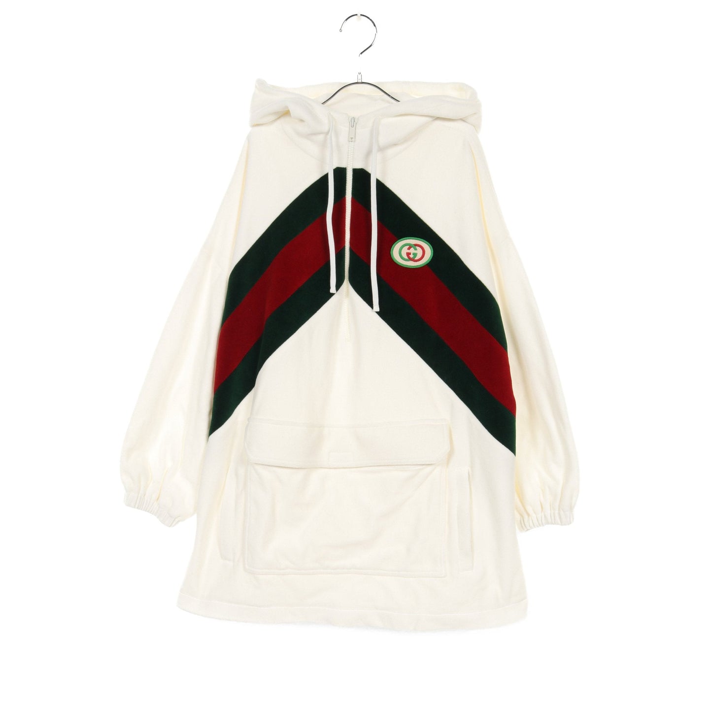 Luxury Gucci Trending 2025 Web Stripe Chenille Cotton Dress Booties One piece Cotton Nylon White Multicolor