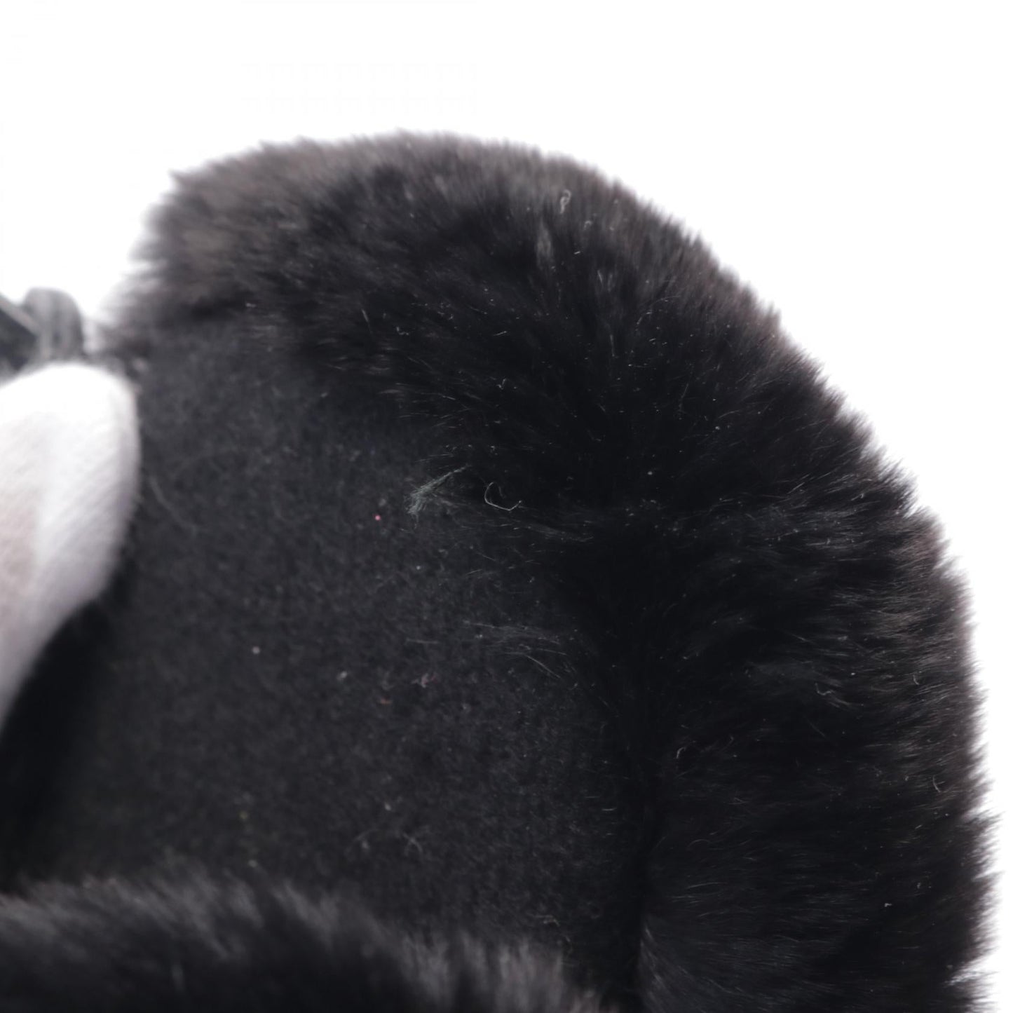 Luxury Gucci Trending 2025 Luxury Gucci Trending 2025 sima Earmuffs Accessory Leather Rabbit fur Black