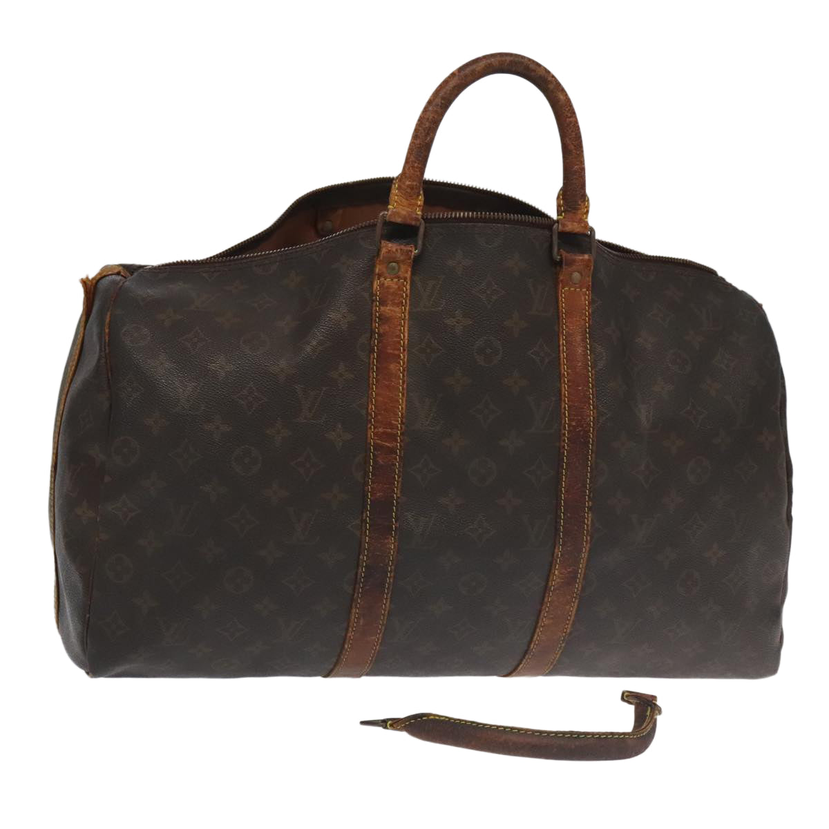 LOUIS VUITTON Monogram Keepall Bandouliere 50 Boston Bag M41416 LV 95083