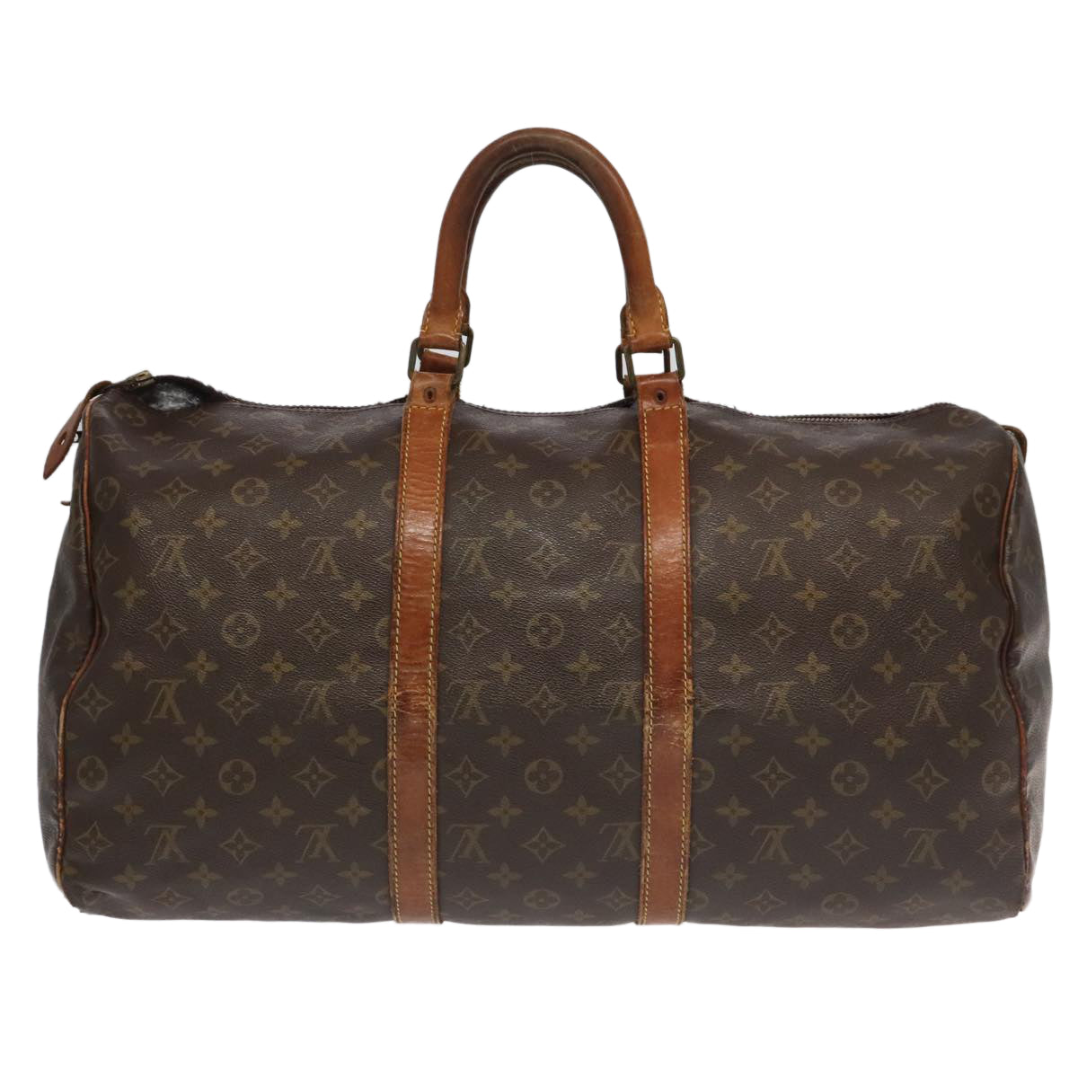 LOUIS VUITTON Monogram Keepall 50 Boston Bag M41426 LV 95084