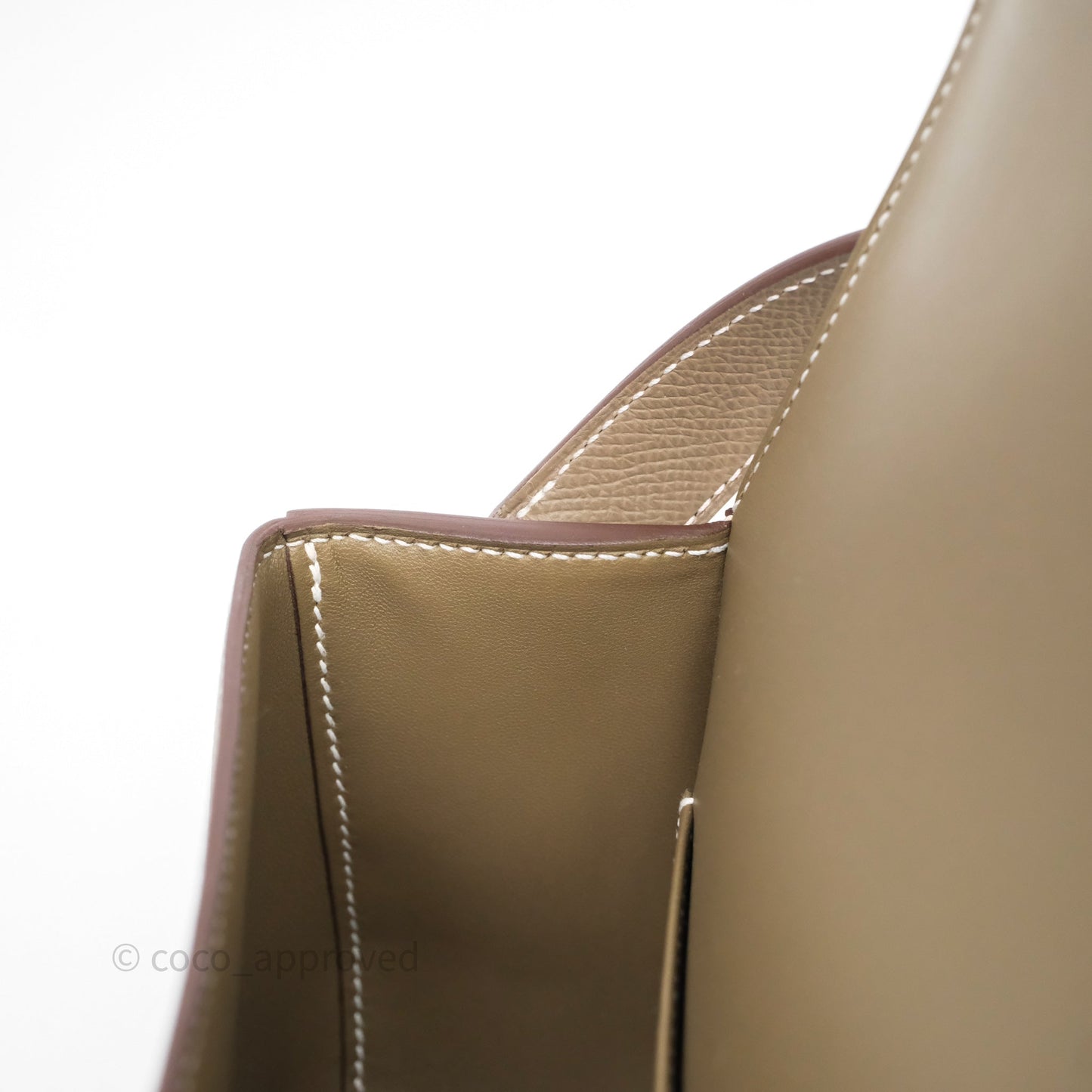 Hermès Della Cavalleria Elan Bag Etoupe Gold Hardware