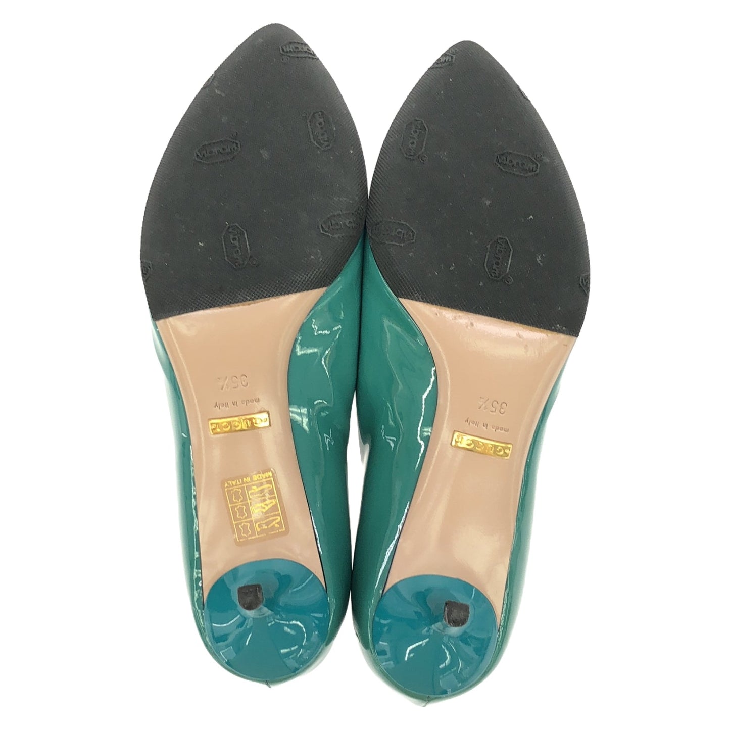 Luxury Gucci Trending 2025 Pumps Pumps Patent leather Green