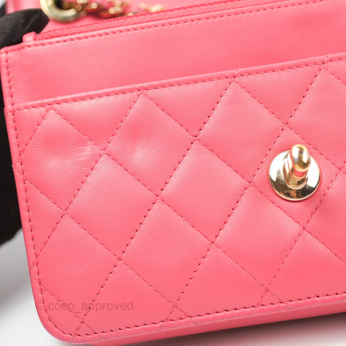 Chanel Trendy CC WOC Pink Lambskin Gold Hardware