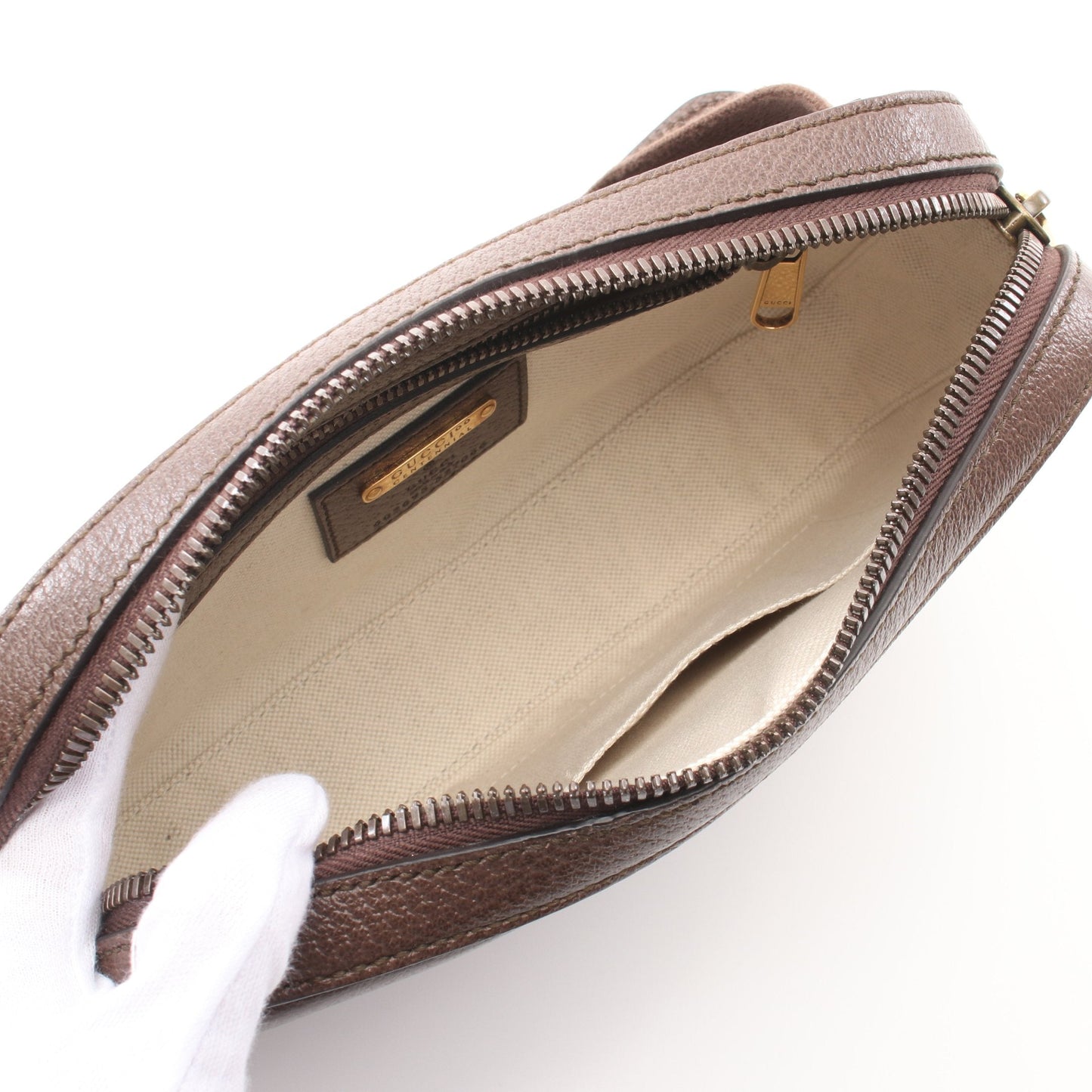 Luxury Gucci Trending 2025 Bum bag Belt bag Body bag Leather Dark brown Multicolor 100th Anniversary