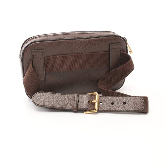 Luxury Gucci Trending 2025 Bum bag Belt bag Body bag Leather Dark brown Multicolor 100th Anniversary