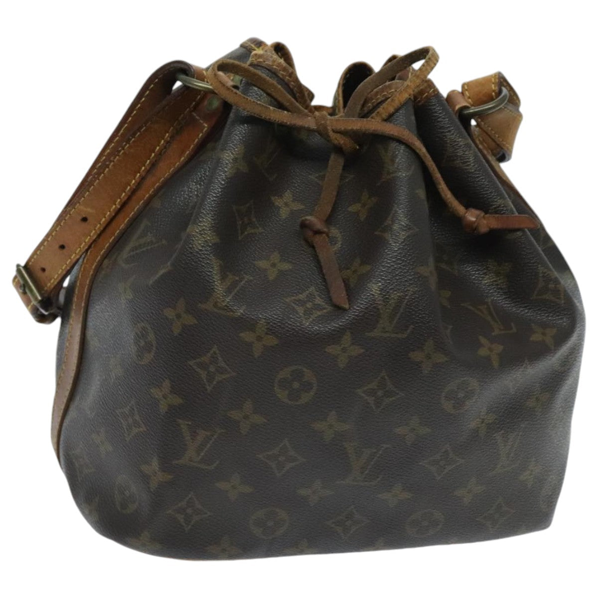 LOUIS VUITTON Monogram Petit Noe Shoulder Bag M42226 LV 95180