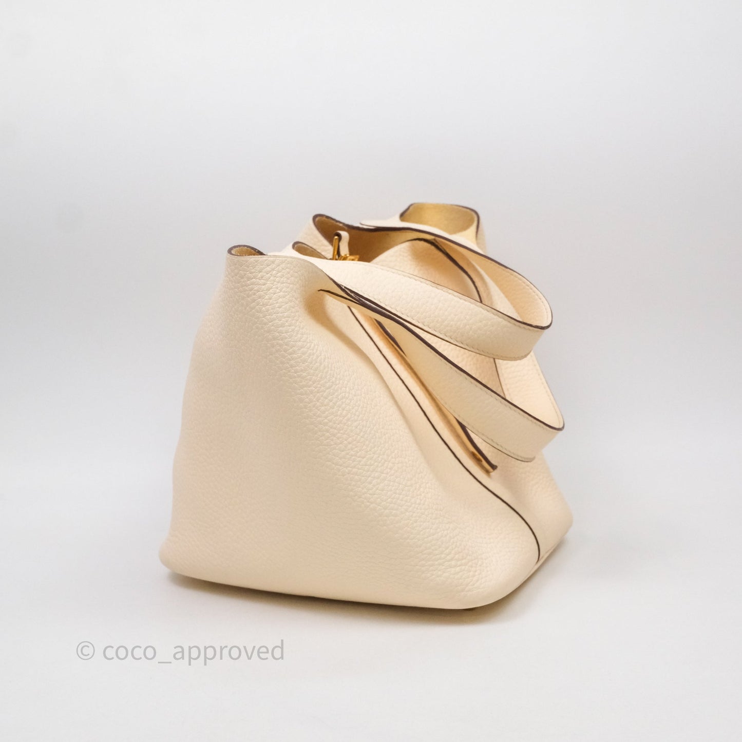Hermès Picotin 22 Nata I2 Clemence Gold Hardware