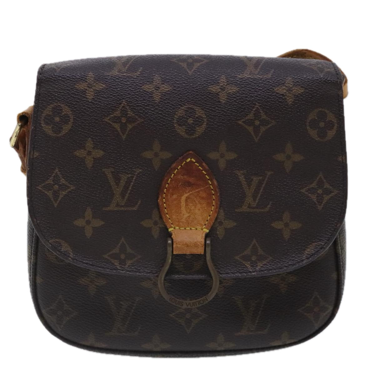 LOUIS VUITTON Monogram Saint Cloud MM Shoulder Bag M51243 LV 95190
