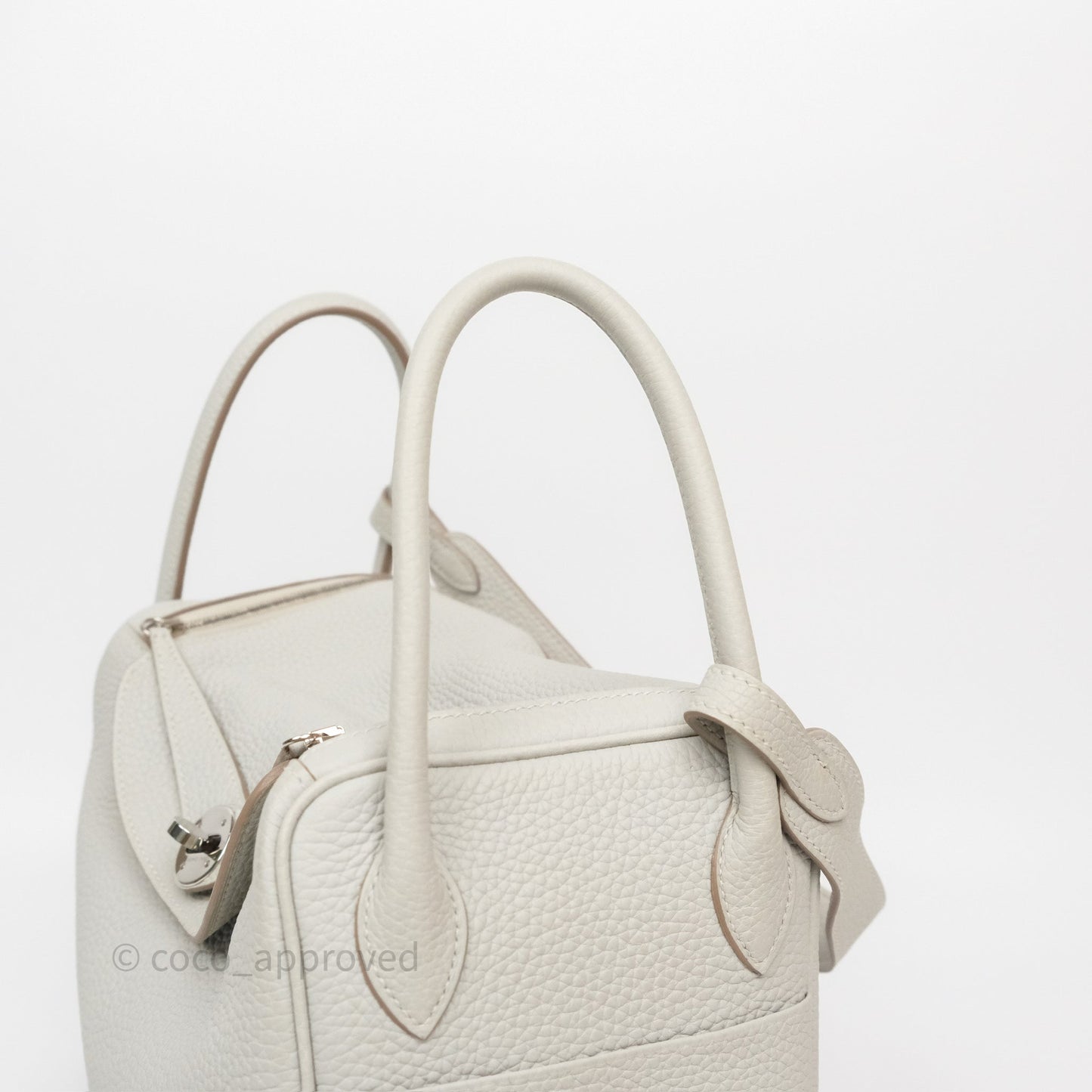 Hermès Lindy 26 Gris Perle 80 Clemence Palladium Hardware
